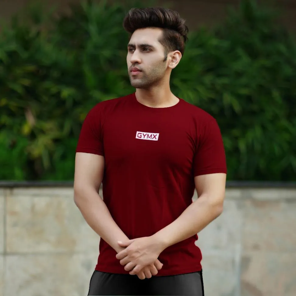 Burgundy GymX Tee- Sale