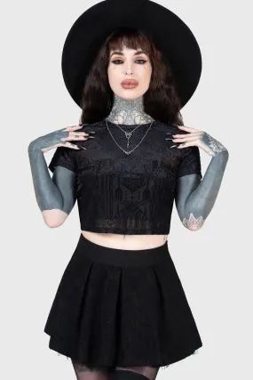 Chapel Of Hatred Crop Top