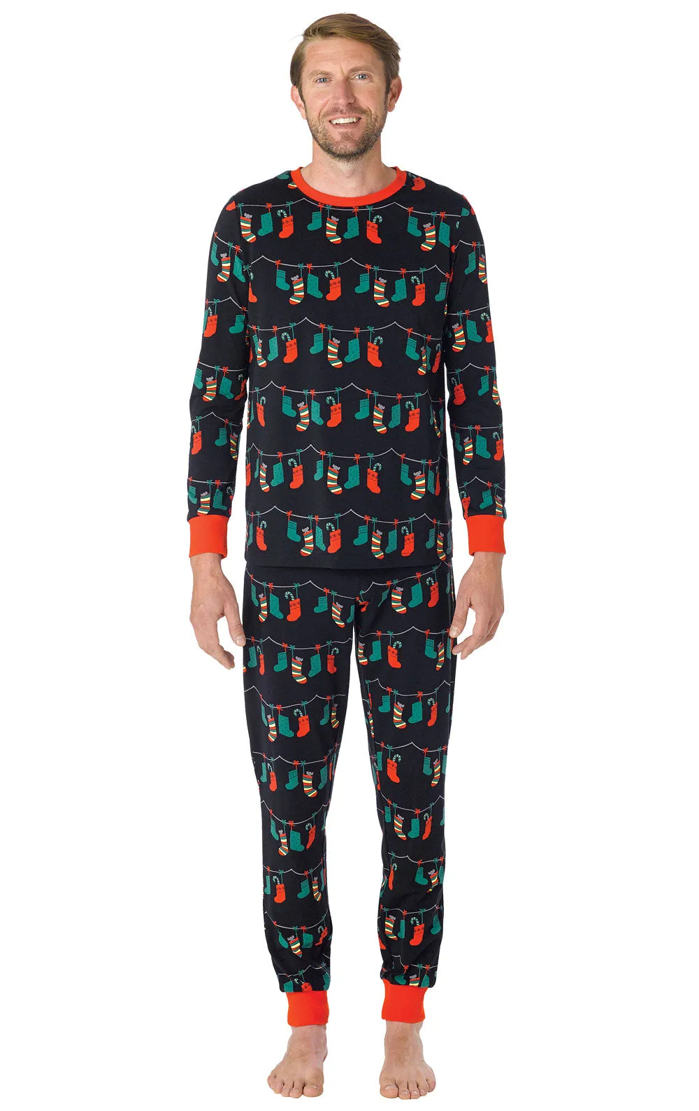 Christmas Stockings Men's Pajamas