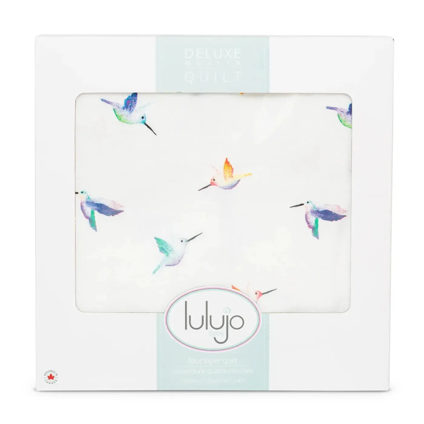 Deluxe Muslin Quilt - Hummingbird | Lulujo