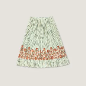 Fiona Skirt | Hearts w/Embroidery