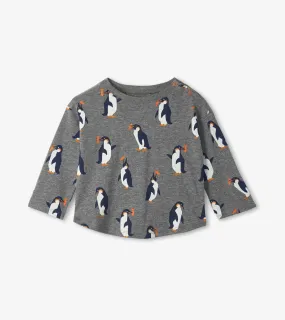 Fishing Penguins Baby Long Sleeve Tee | Hatley