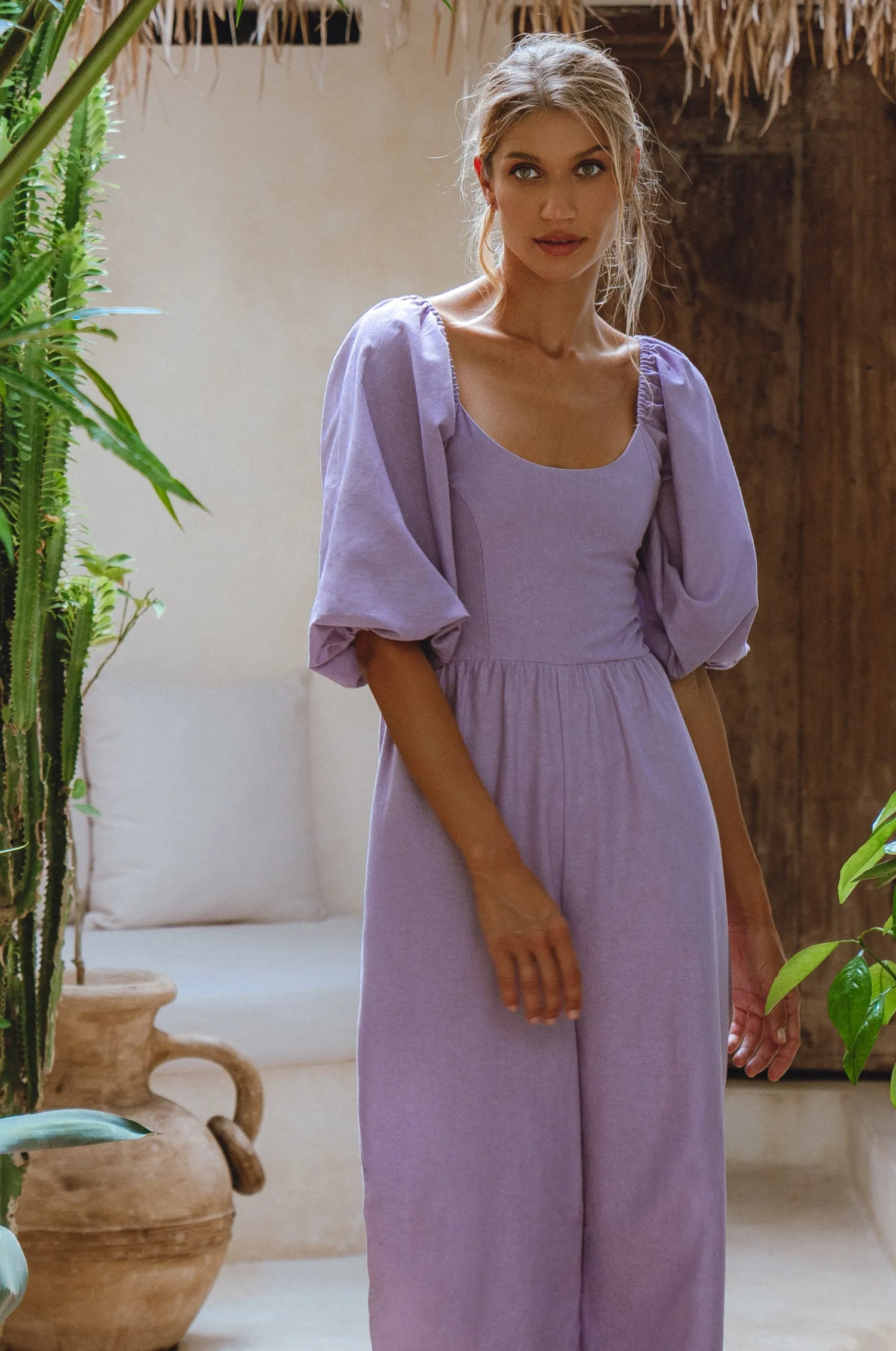 Heaven Bay Linen Jumpsuit