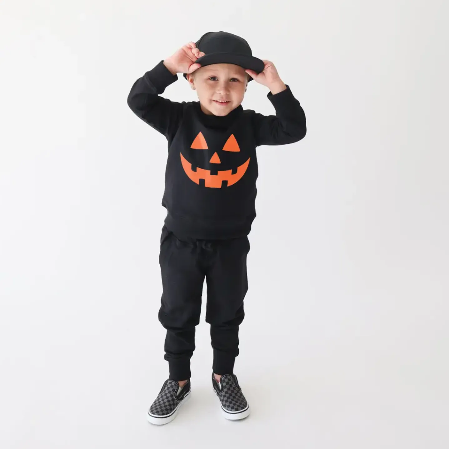 jack o lantern halloween raglan sweatshirt