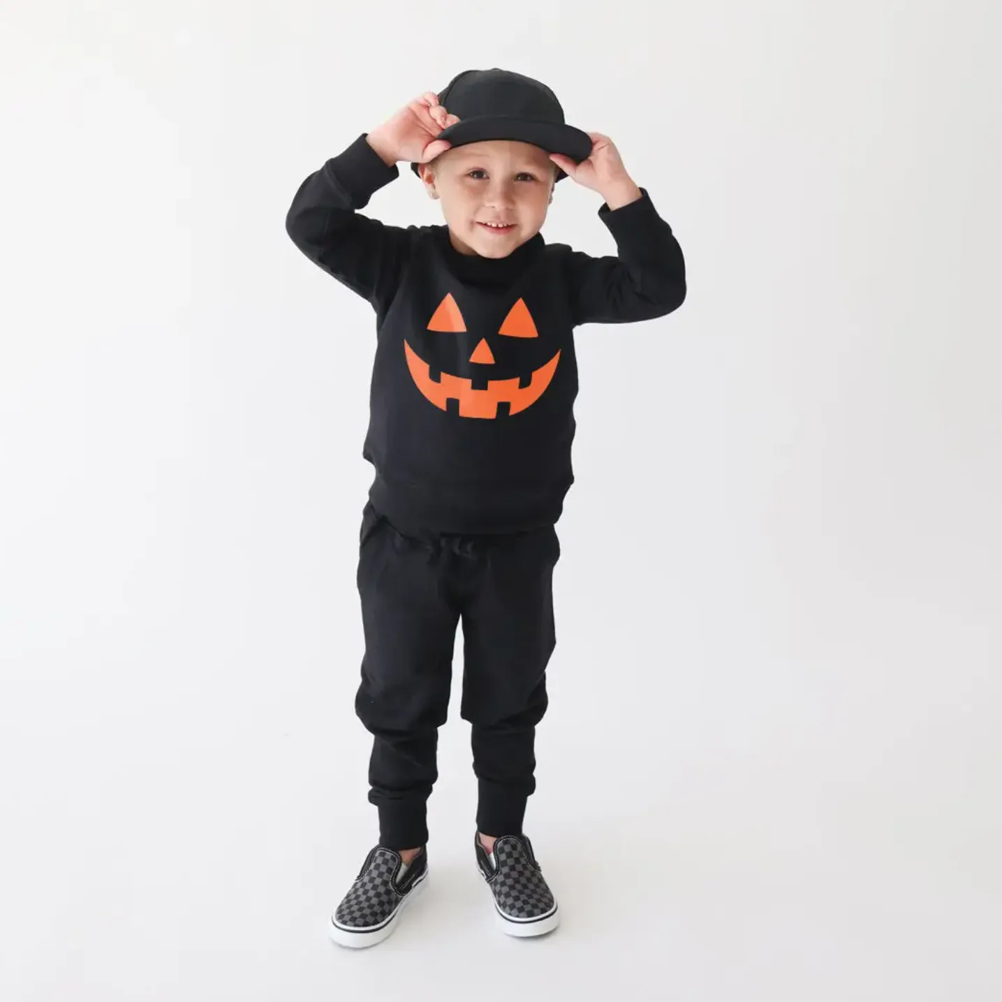 jack o lantern halloween raglan sweatshirt