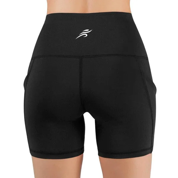 Jolie High Waisted Compression Athletic Shorts