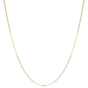 Minimal Curb Chain 2mm - Gold / Silver