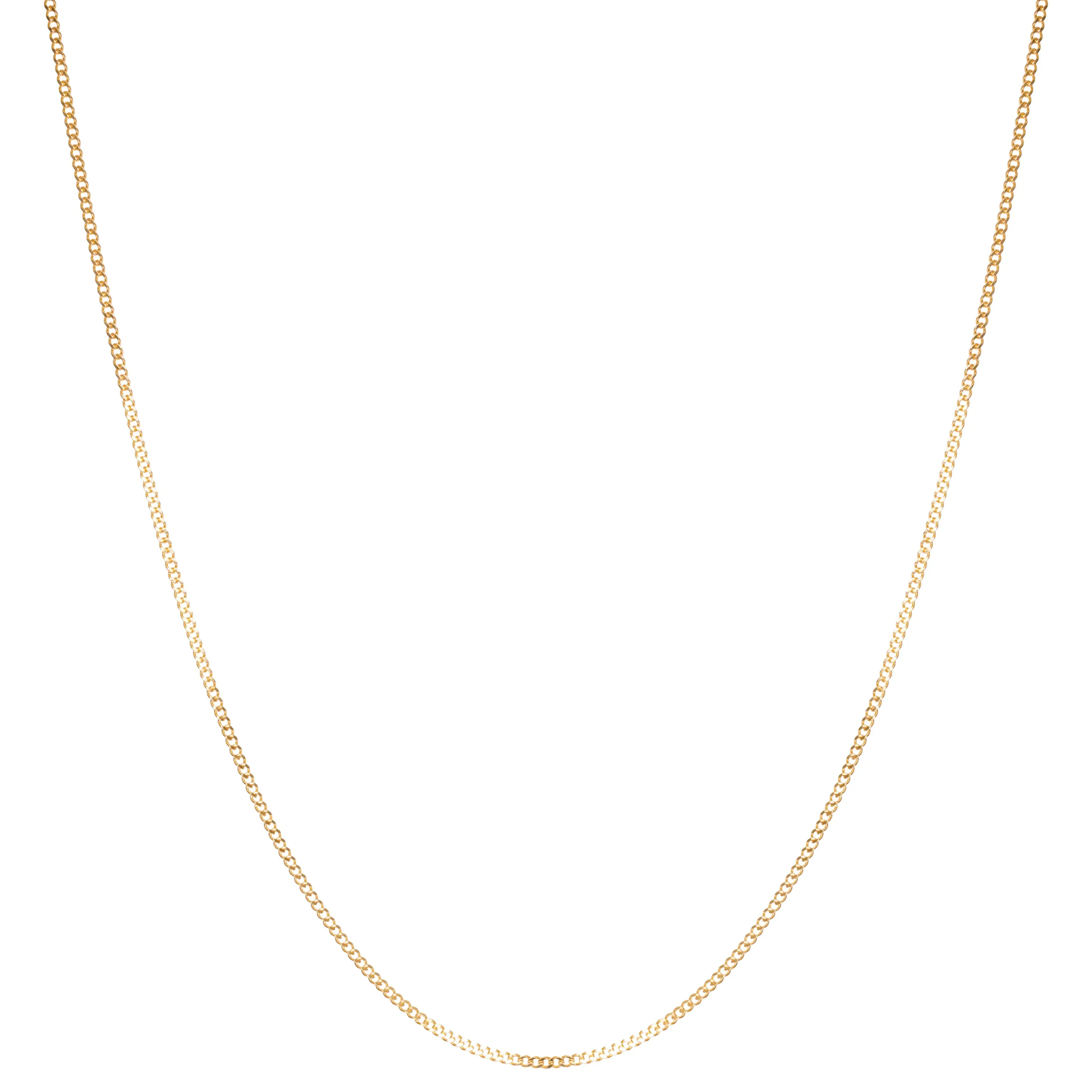 Minimal Curb Chain 2mm - Gold / Silver