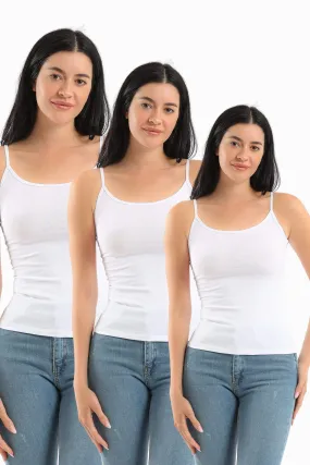 Pack of 3 Plain Cami Top