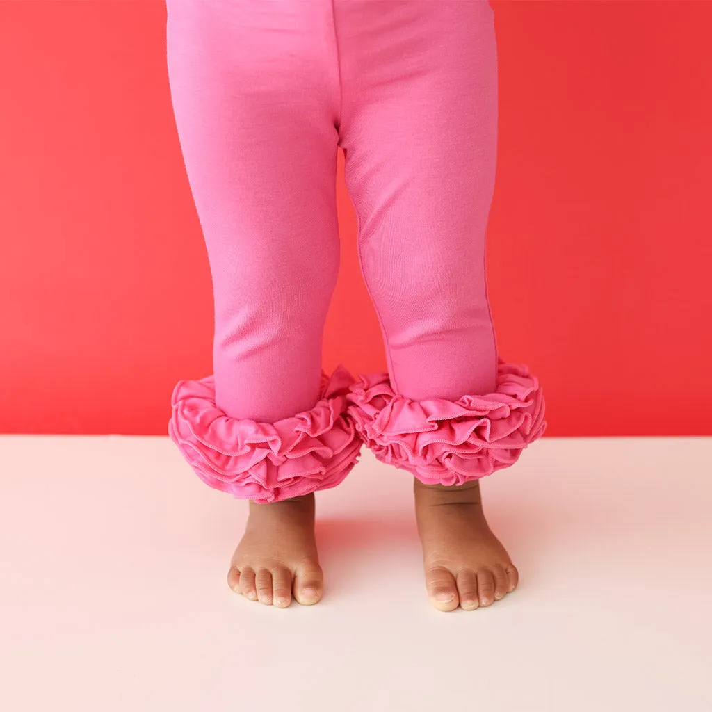 Posh Hot Pink Cha-Cha Leggings