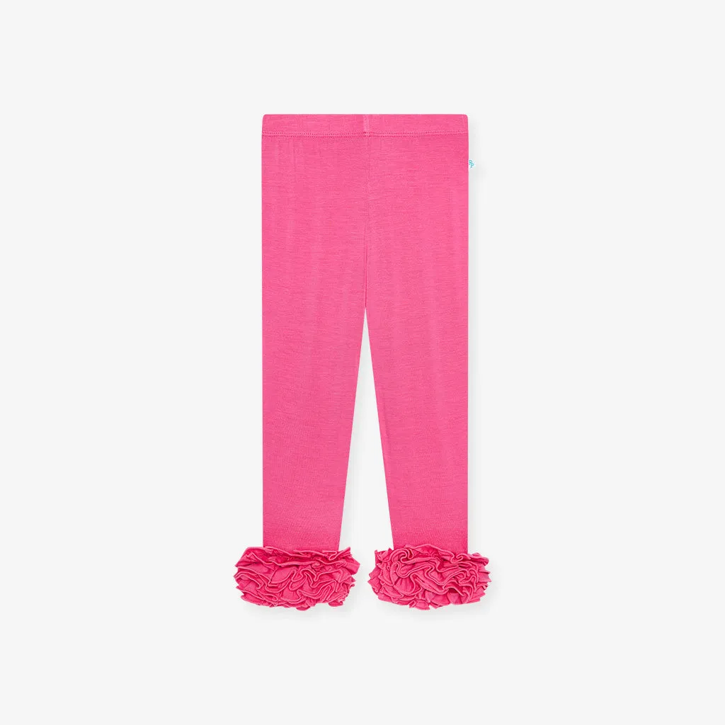 Posh Hot Pink Cha-Cha Leggings