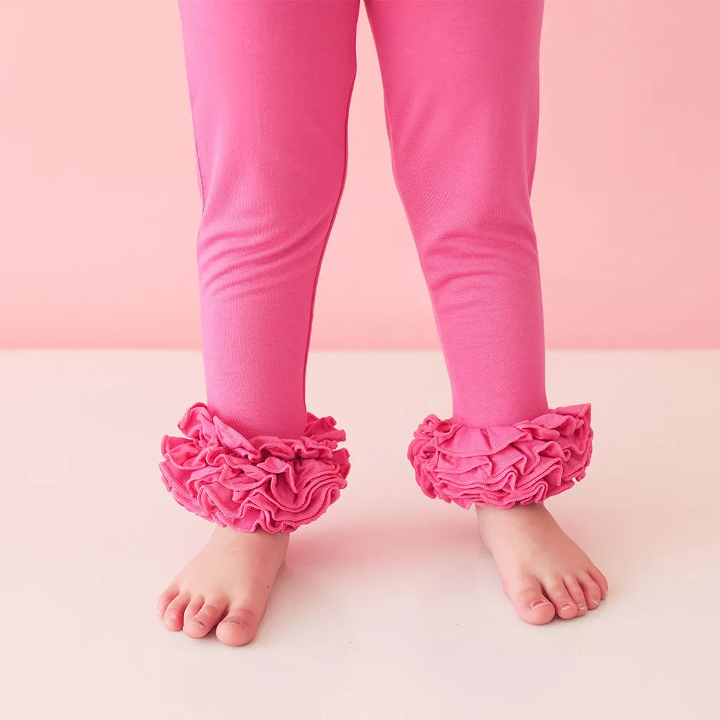 Posh Hot Pink Cha-Cha Leggings