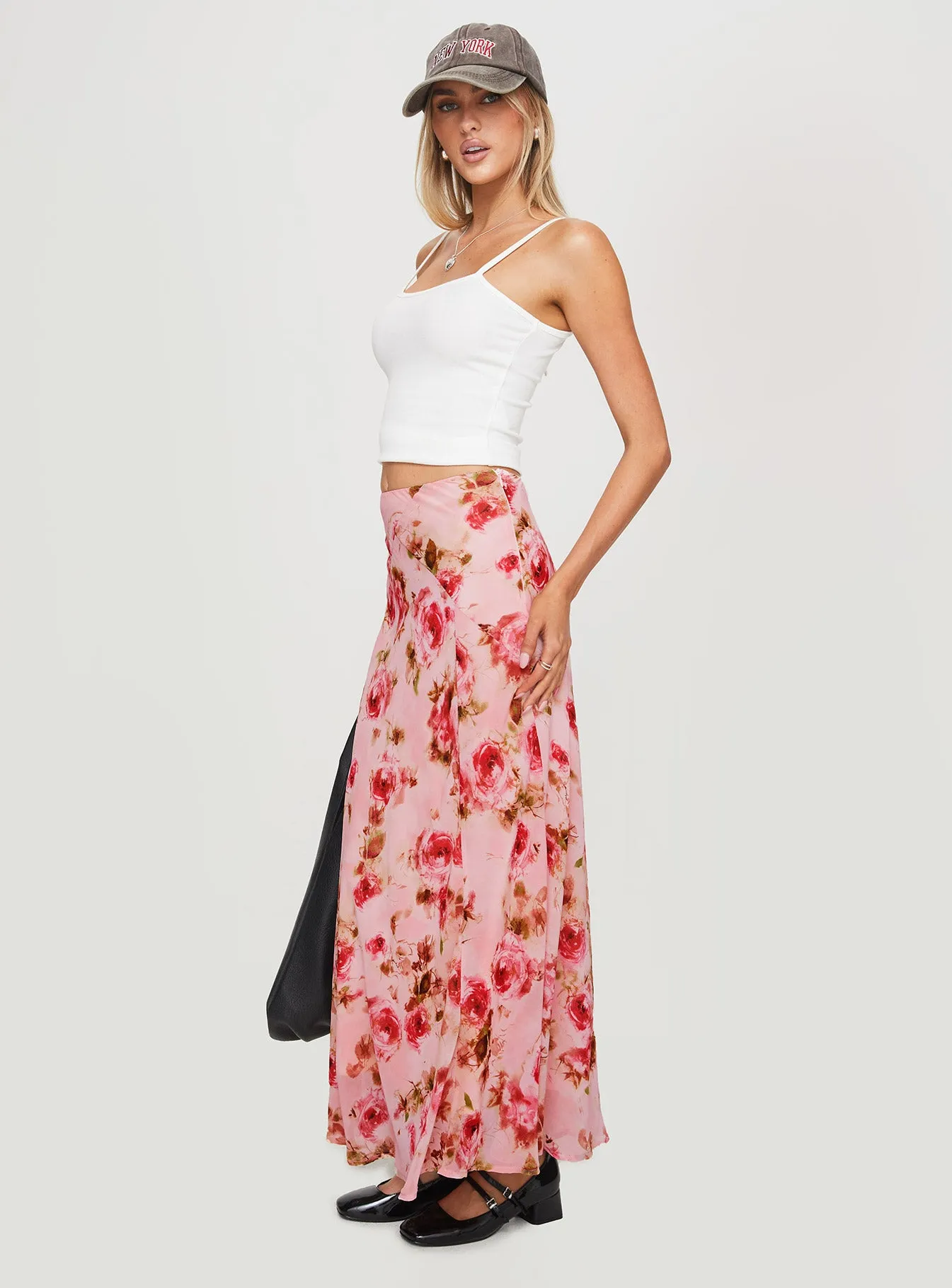 Vespera Maxi Skirt Pink