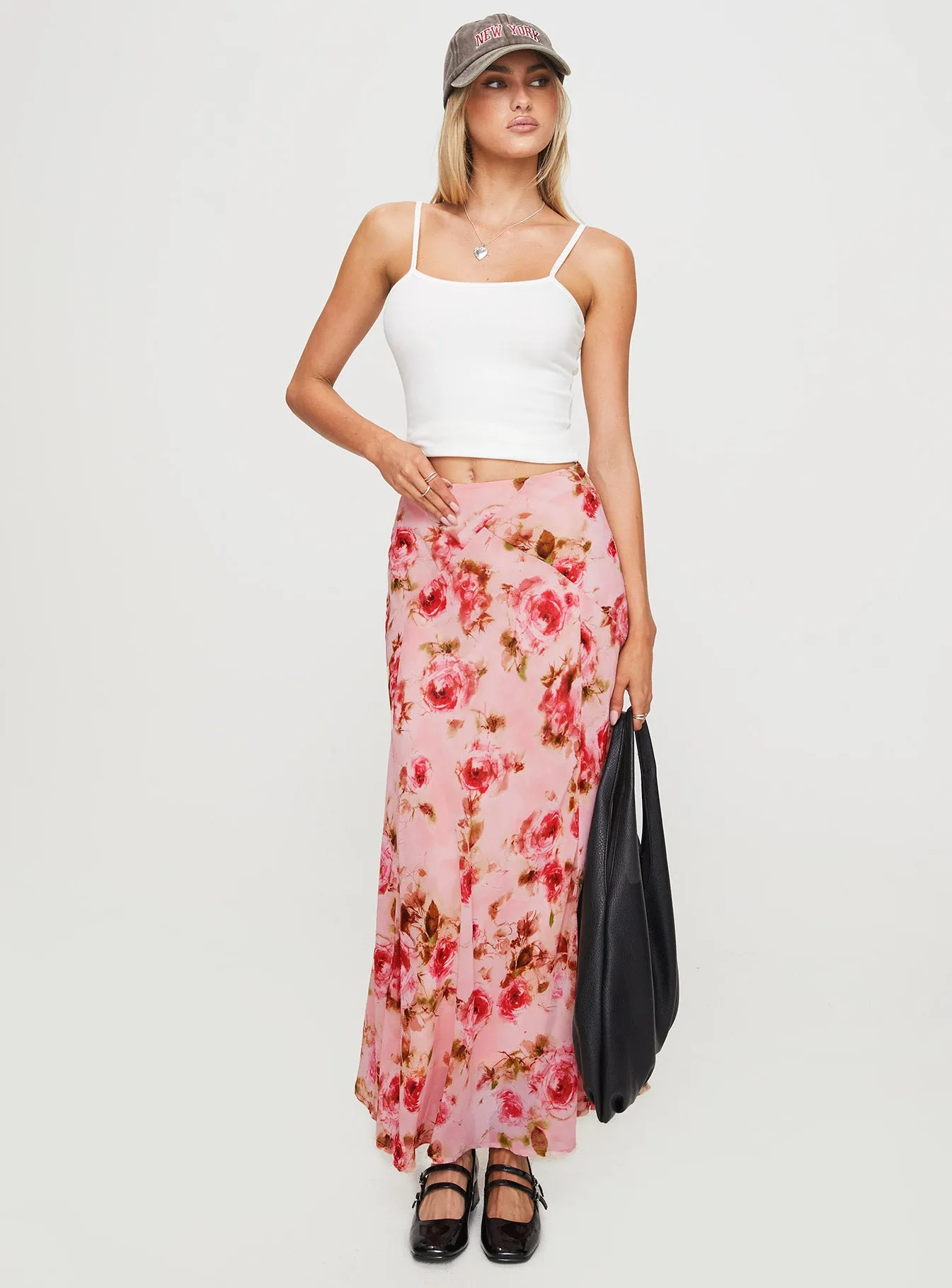 Vespera Maxi Skirt Pink