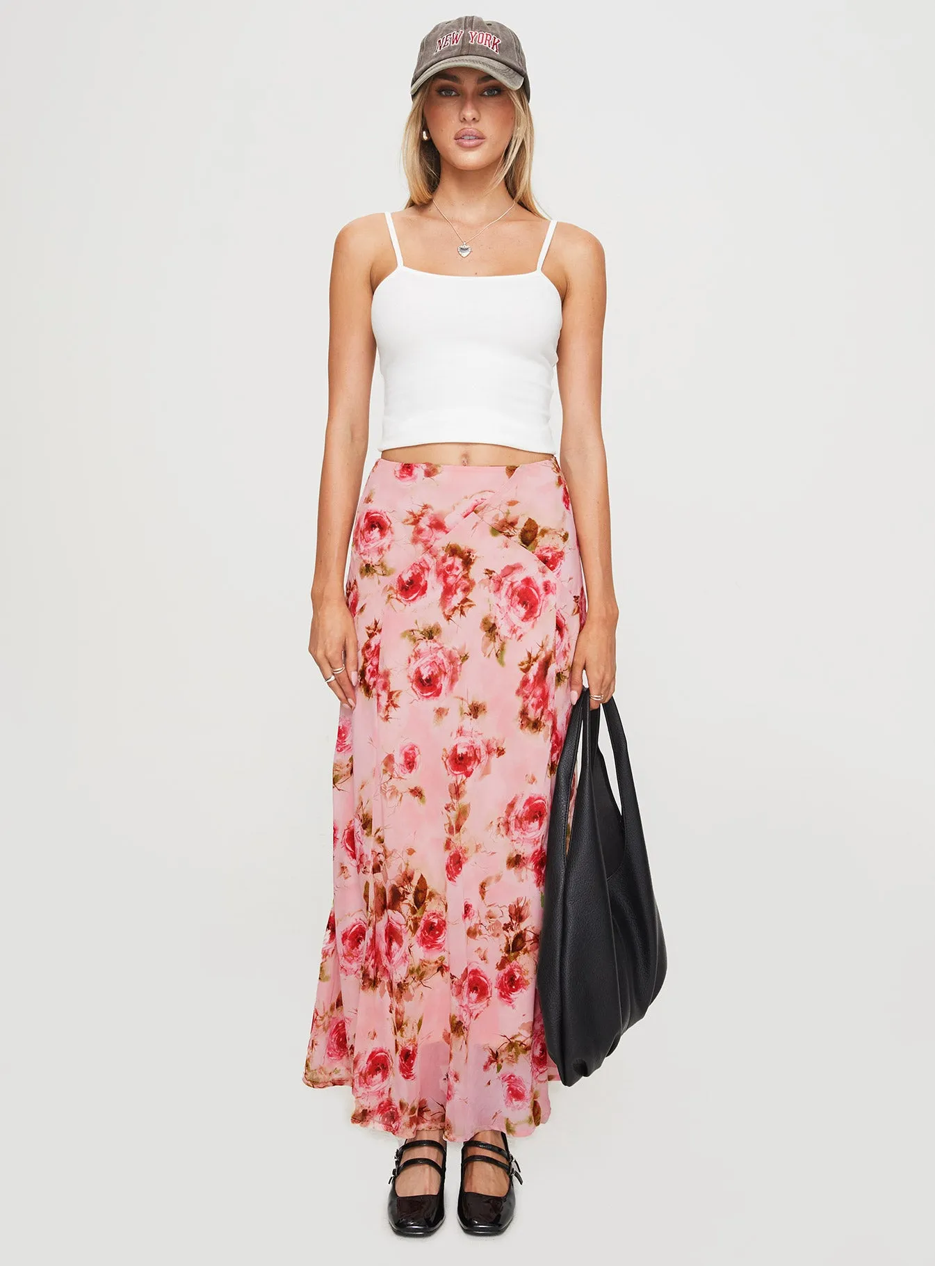 Vespera Maxi Skirt Pink