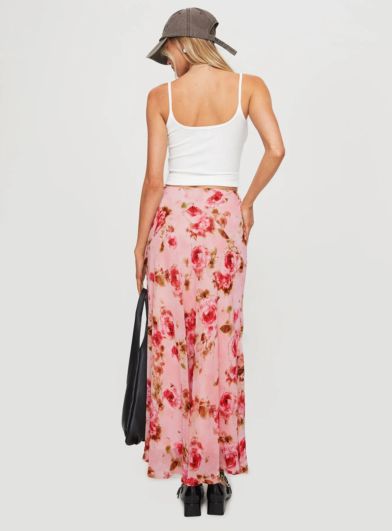 Vespera Maxi Skirt Pink