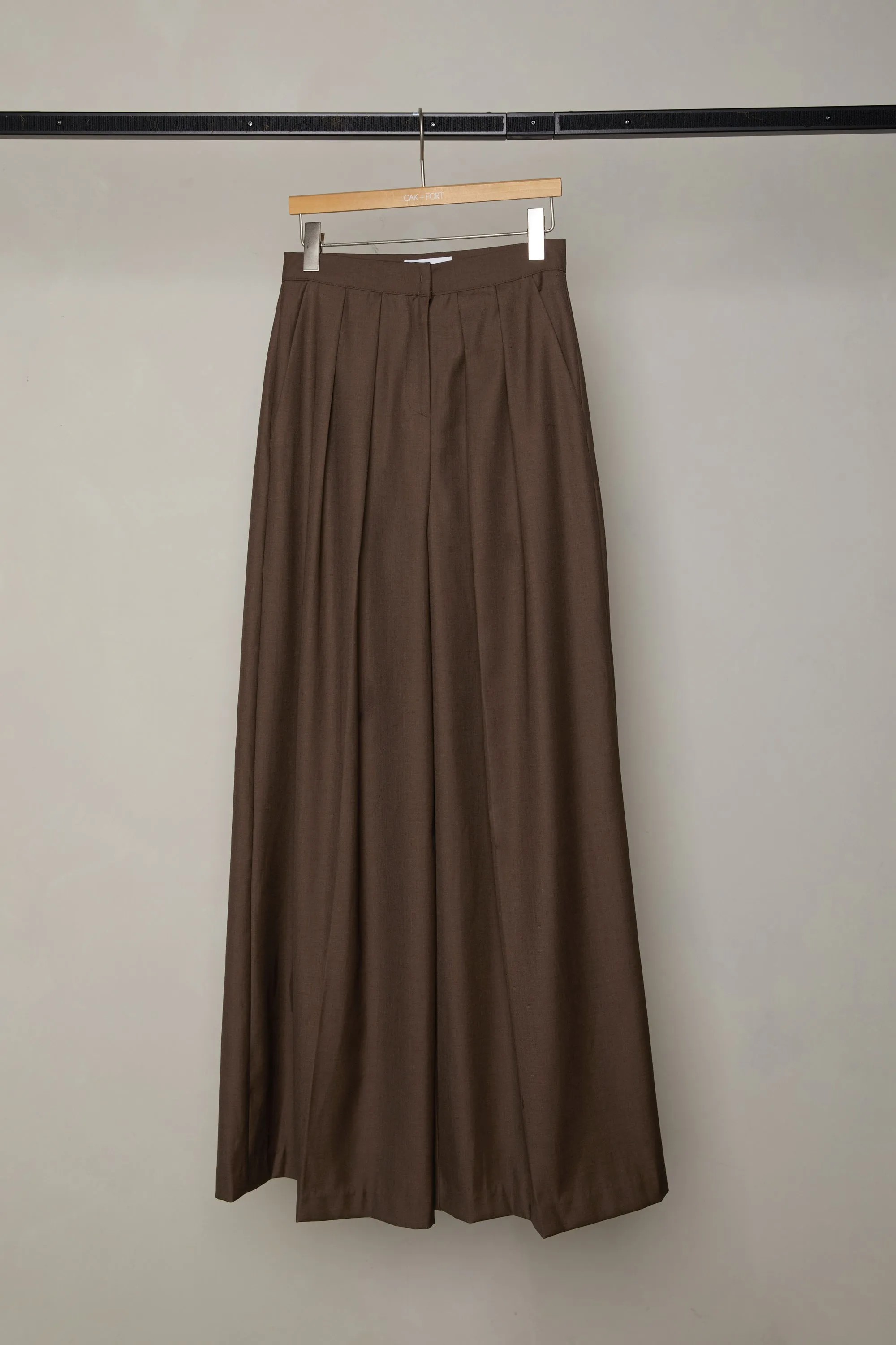 WIDE LEG PANT WITH PLEATS